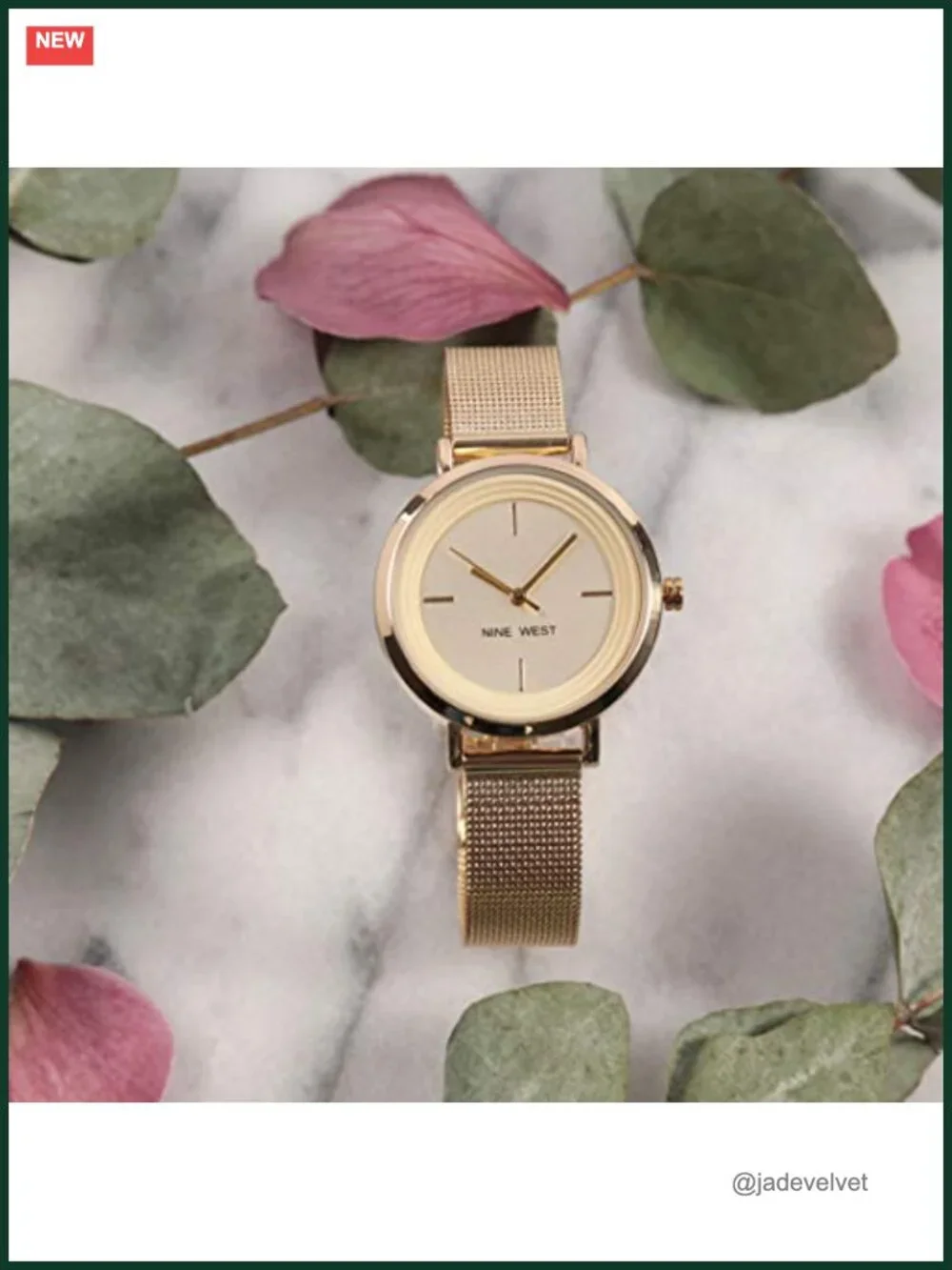 Women's Gold-Tone Mesh Bracelet Watch Japanese Quartz